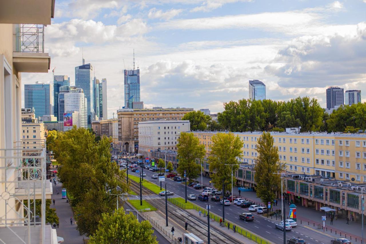 Large Flat. Great View. City Center. Warschau Exterior foto
